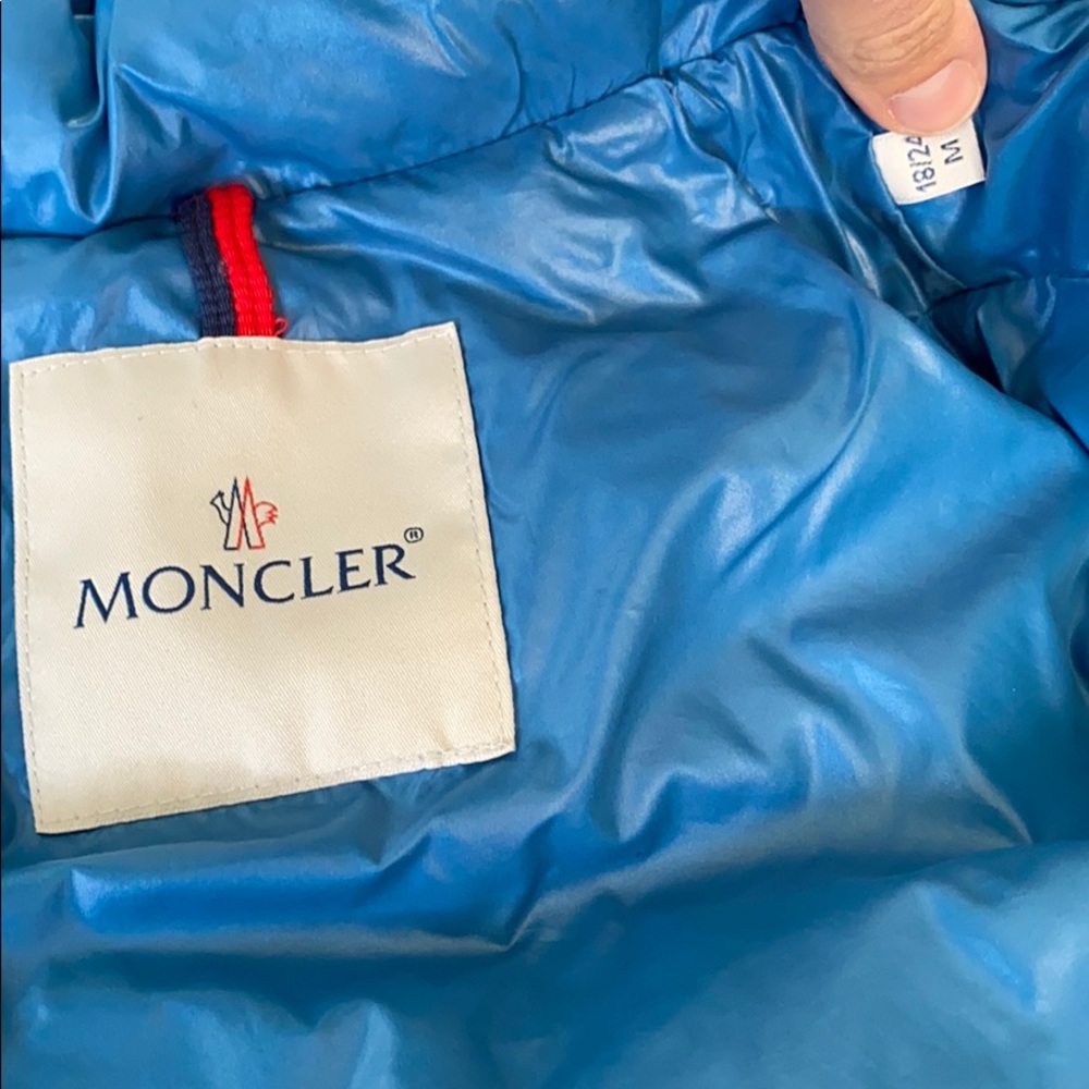 Moncler coat and snow pants 18/24months Blue - Picture 4 of 8